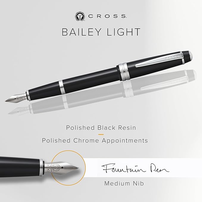 Cross Bailey Light Refillable Fountain Presented in a Everyday Gift Box - Image 2