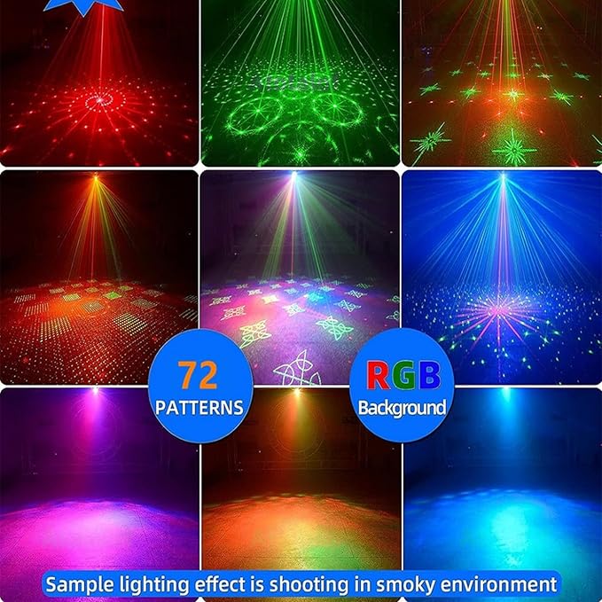 Party Light, Sound Activated DJ Lights - Image 6