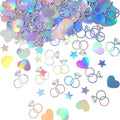 300 Pcs Iridescent Bachelorette Confetti, Bridal Shower Decoration Confettis by Unknown