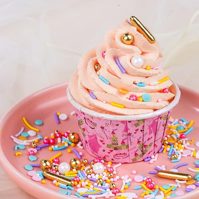 Rainbow Sprinkles for Cake Decorating 7ounce Cake sprinkles for Cupcakes Topper - Image 3