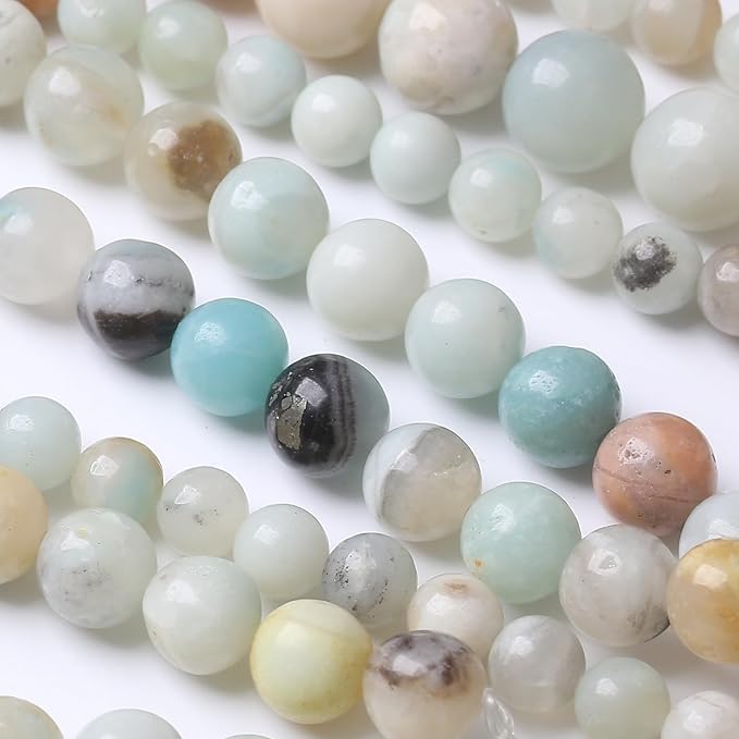Fancy Stone Beads for Jewelry Making DIY Craft Gemstone Beads Kit Smooth - Image 5