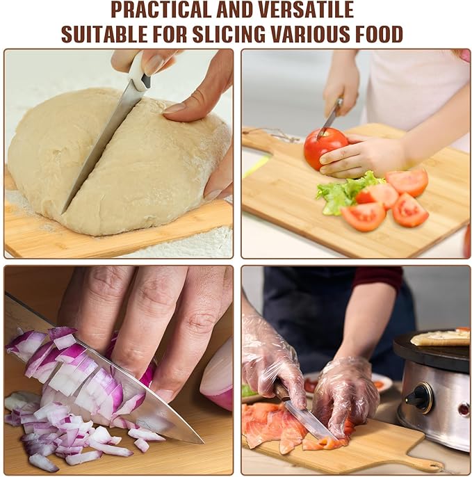 Patelai 12 Packs Wooden Cutting Board Set - Image 7