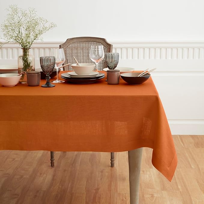 Solino Home Linen Tablecloth 60 x 90 Inch by SolinoHome
