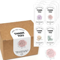 500 Pieces Sealing Large Thank You Stickers, Large Gift Flower Decorative by Unknown