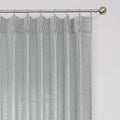 Vision Home Gray Pinch Pleated Semi Sheer Curtains Textured Light Filtering by VisionHome
