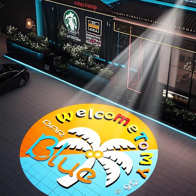 50W LED Logo GOBO Projector DJ Effect Light Including Free Custom Glass GOBO to by Unknown