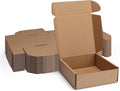 MEBRUDY 6x6x2 Inches Shipping Boxes Pack of 50, Small Corrugated Cardboard Box by MEBRUDY