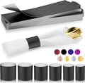 Polymer Material Reusable Napkin Band, Glue-Free Tear-Proof Water Resistant by Unknown
