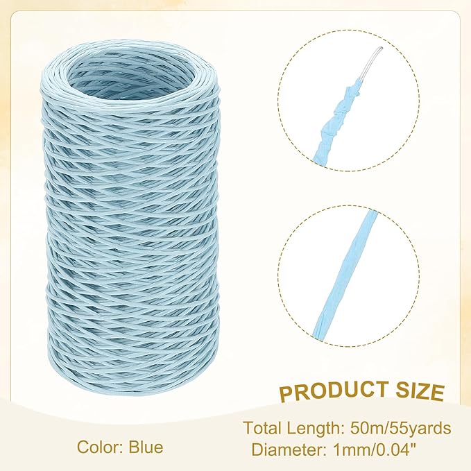 uxcell 164 Feet Floral Wire, 1mm Vine Bind Wire - Image 2