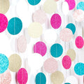 Teal Rose-Gold Champagne Party-Decorations Streamers - 52Ft Popular Girls by Hugtmr