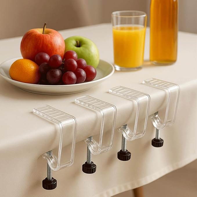 12 Piece Adjustable Tablecloth Clips - Image 6