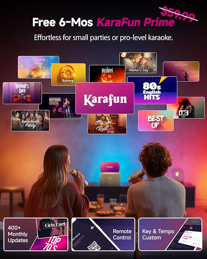 Ikarao Karaoke Machine for Adults, - Image 4