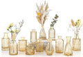 Amber Glass Bud Vases Set of 12, Small Vases in Bulk by UPBUD