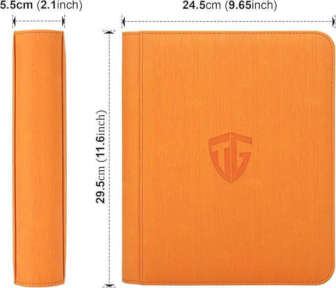 Toploader Binder, Holds 112 Toploaders, 4 Pocket Top Loader Binder - Image 2