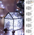 HXWEIYE 6 Pack White Fairy Lights Battery Operated, 7ft 20LED Mini Fairy Mason by LightUpYourHomewHXWEIYE
