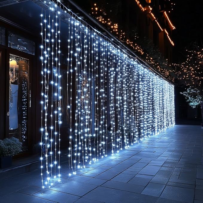 Fairy Curtain Lights, 200 LED Upgraded Tangle-Free Hanging Lights - Image 2