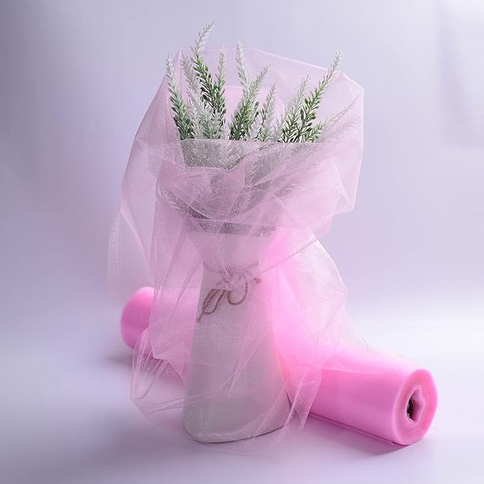 Crystal Organza Fabric Tulle - Image 4