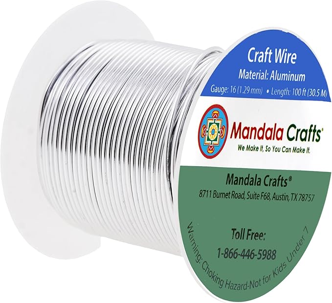 Mandala Crafts 16 Gauge Anodized Aluminum Craft Wire - Image 2