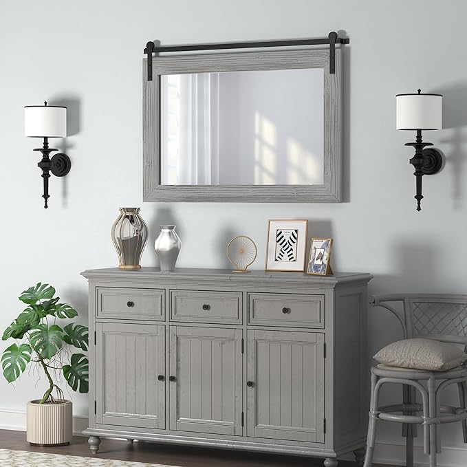 COGOOD Farmhouse Bathroom Mirror - Image 9