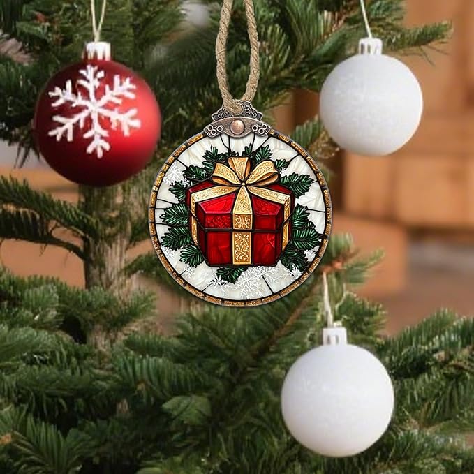 Stained Glass Christmas Decorations - Image 4