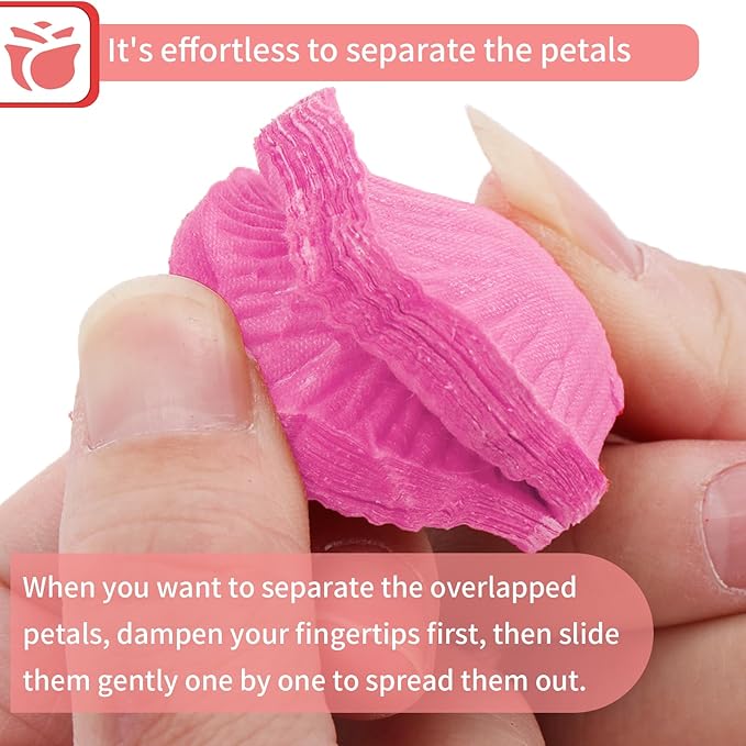 1000 Pcs Artificial Fake Rose Petals, Flower Petals - Image 4