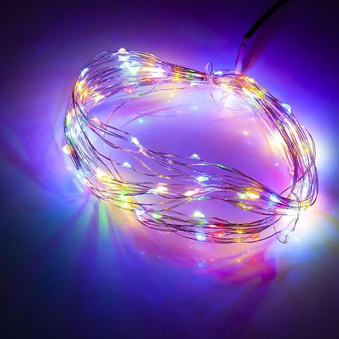 ZGWJ 50 Pack Fairy Lights Battery Operated, 7ft 20 Mini LED Fairy String Lights - Image 7