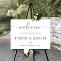 Custom Wedding Welcome Sign, Rustic Wedding Signs, Wedding Decorative Signage by Jewelry