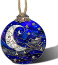 Stained Glass Christmas Decorations by Follow