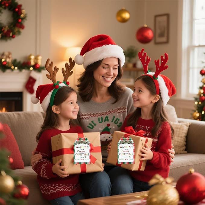 60Pcs Merry Christmas Tags - Image 6