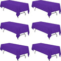 BRILLMAX 6 Pack Purple Tablecloths by BRILLMAX