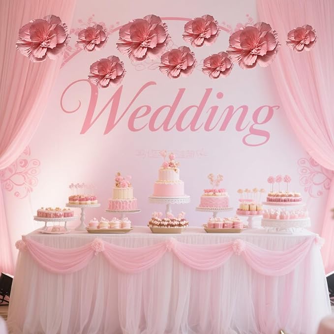 BRT Bearingshui Crepe Paper Flowers Decoration - Image 5