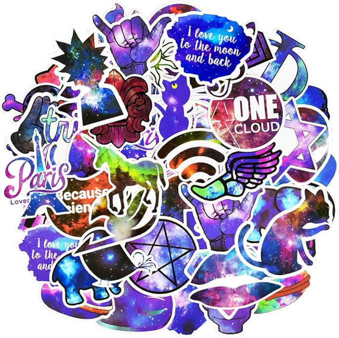 QTL Waterproof Vinyl Stickers for Laptop Skateboard Car Decal by QTL