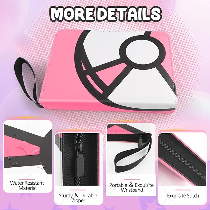 Trading Card Binder 4-Pockets, 400 Pockets Card Holder - Image 3
