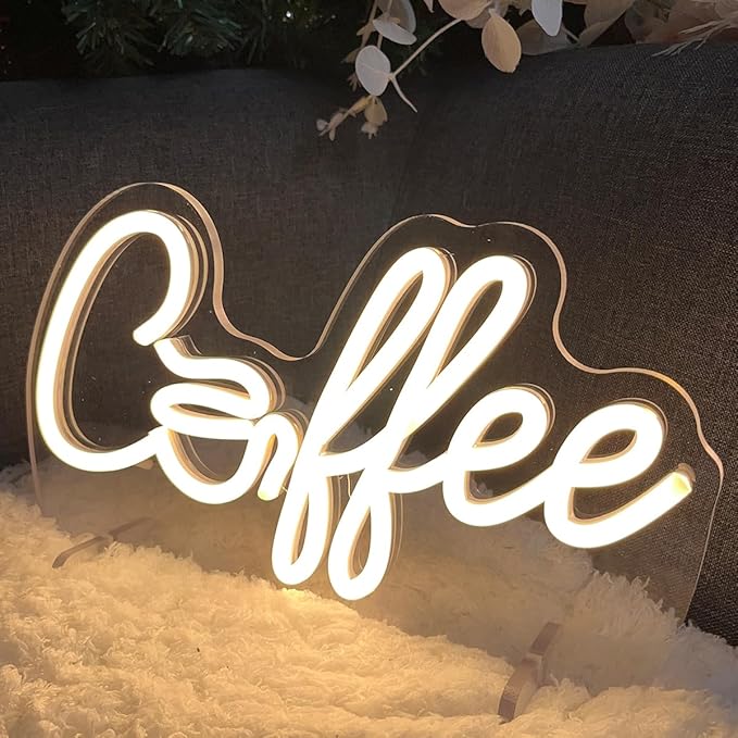 Coffee Table Number Neon Sign Desk Lamp Night Light Wedding Letter LED Neon - Image 6