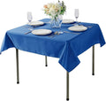 Cupuamon Square Tablecloth 52x52 inch Washable Polyester Fabric Table Cloth by Cupuamon