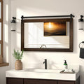 COGOOD Farmhouse Barn Door Mirror by COGOOD