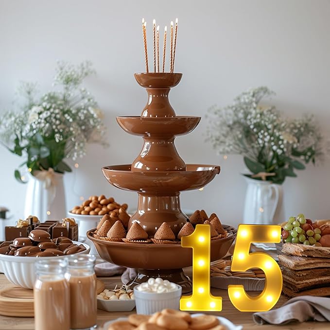 15th Birthday Decorations For Girls and Boys, 15 Light Up Numbers Quinceanera - Image 5