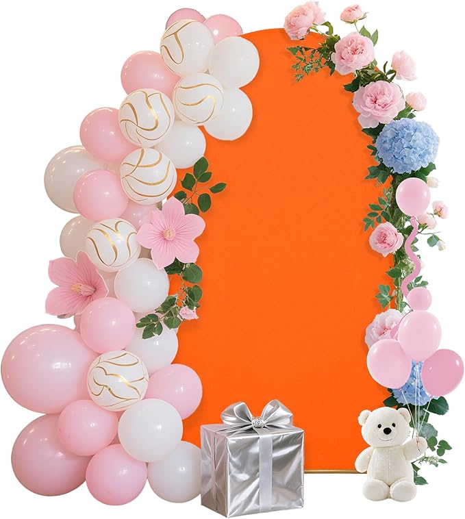 7.2FT Wedding Arch Covers Arch Backdrop Cover Arch Stand Covers Set Arch Cover by Unknown