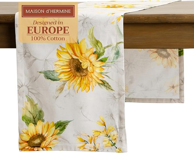 Maison d' Hermine Table Runner 100% Cotton Single Layer Table Runners 108 by MaisondHermine