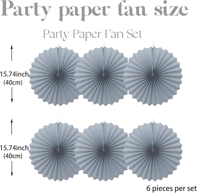 Gray Party Decorations, Wedding Decorations - Image 2