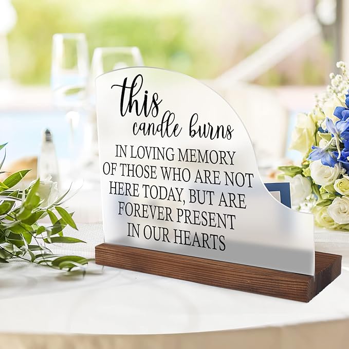 Memorial Table Sign for Weddings & Receptions - Image 6