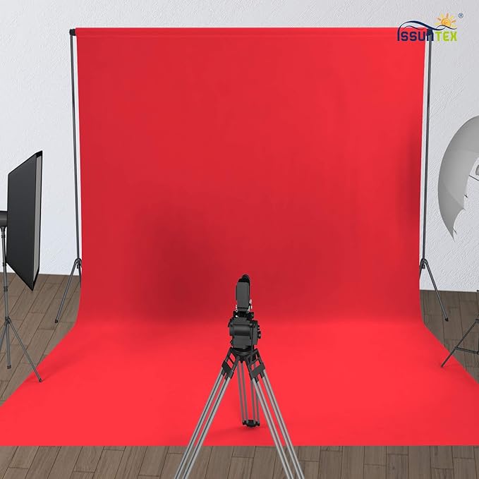 ISSUNTEX 5X7 ft Background Muslin Backdrop, Photo Studio, Collapsible High - Image 2