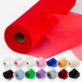 Crystal Organza Fabric Tulle 11 Inch by 50 Yards Sheer Tulle Rolls by ICOSHOW