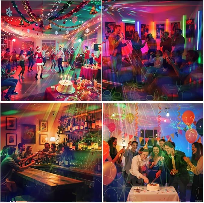 Disco Ball Party Lights Indoor Outdoor, Dj Lights Disco Ball Decor Party Strobe - Image 3
