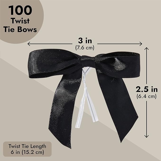 Juvale Gift Bows with Twist Ties - Image 3