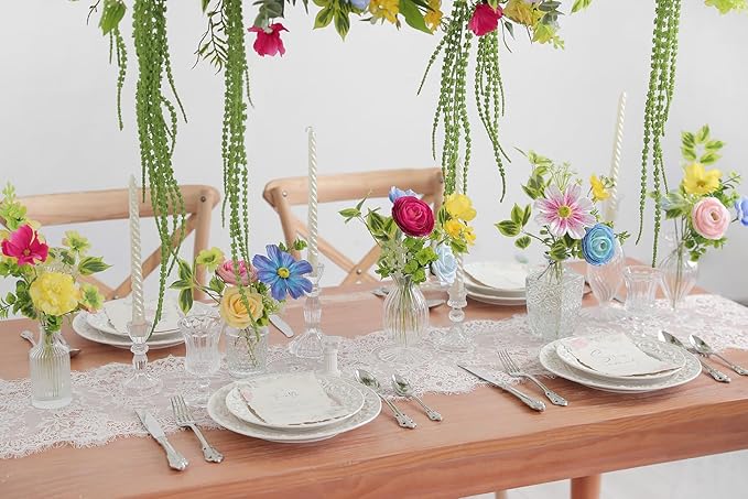 Serra Flora Artificial Flowers Combo Set Faux Flowers Bulk Flower Leaf - Image 5