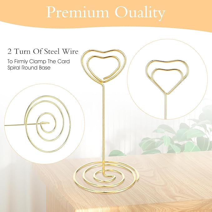 MAQUITA 36pcs Place Card Holder, Table Number Holders, Table Card Holders - Image 4