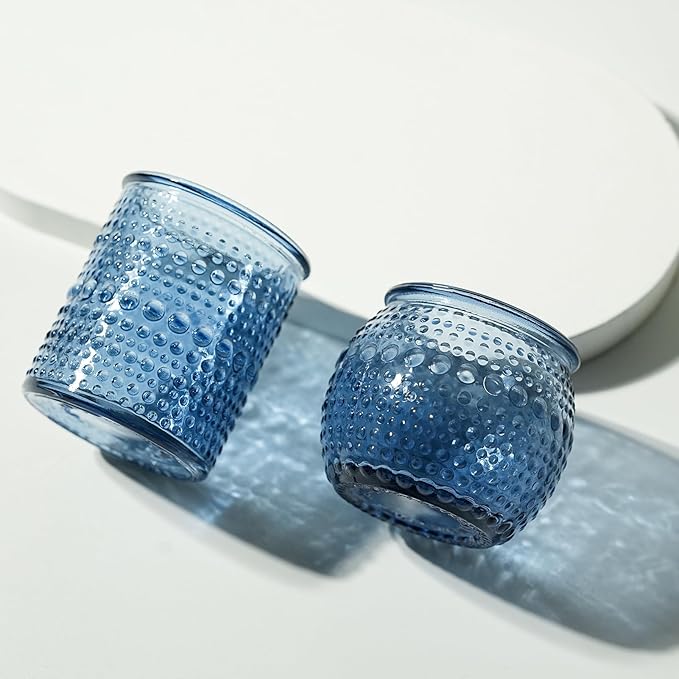 36pcs Votive Candle Holders, 2x2.5inchs Blue Elegant Glass Votives & Tealight - Image 5