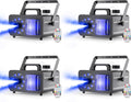 Fog Machine with RGBW LED Lights, 1200W Professional Smoke Machine, 1L Tank by Oloaxolx