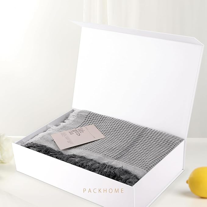 PACKHOME 6 Extra Large Gift Boxes 17.5x11.3x4.3 Inches, Sturdy Shirt Boxes - Image 3